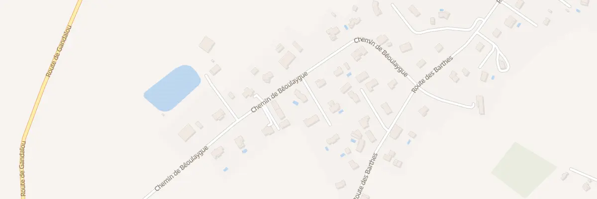 Plan du 251 Che de Béoulaygue à Castelsarrasin