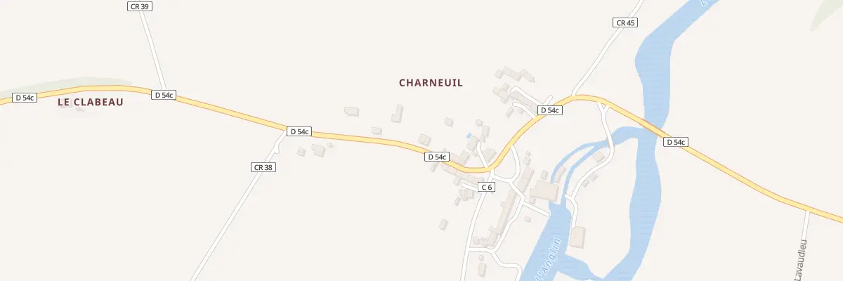 Plan du 28 Charneuil à Mauvières