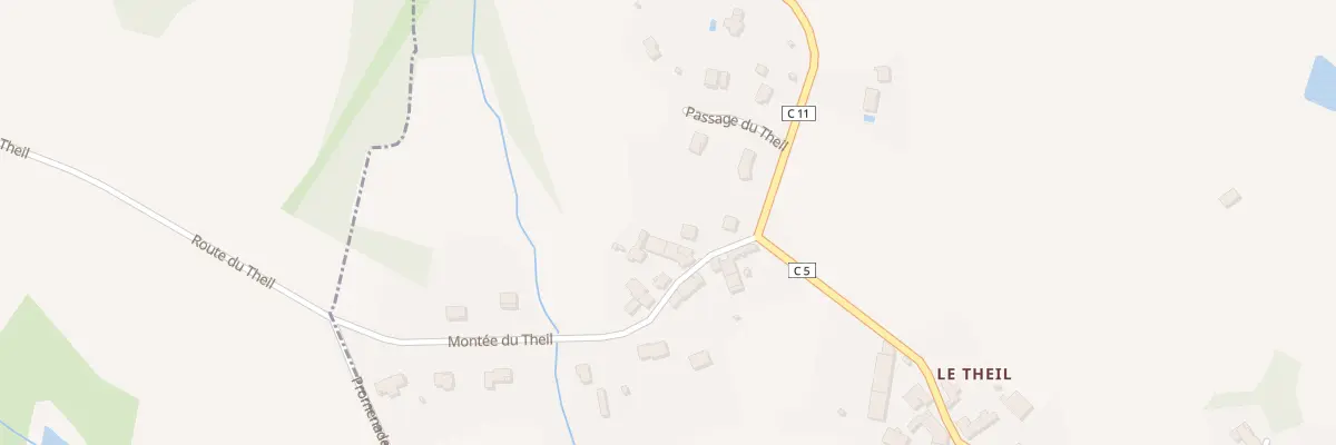 Plan du 10 Mte du Theil à Saint-Gence