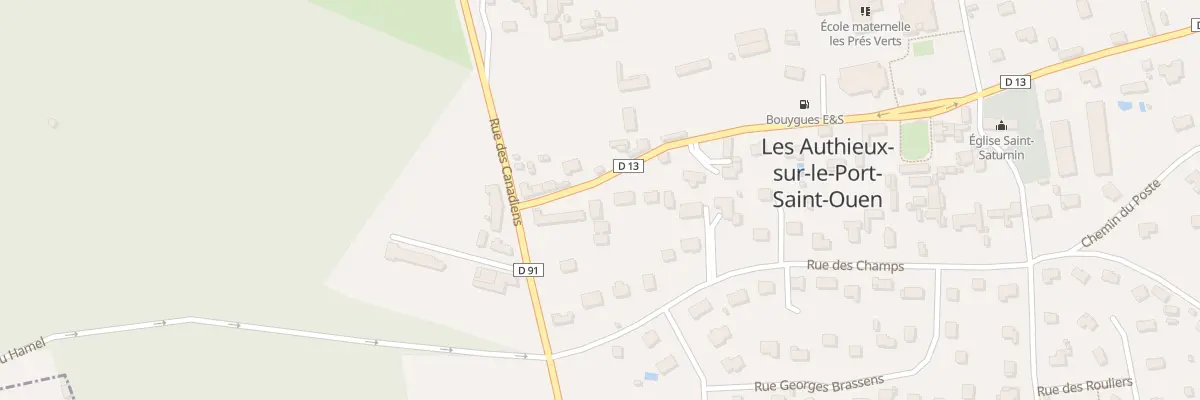 Plan du 40 Rue du Docteur Gallouen aux Authieux-sur-le-Port-Saint-Ouen