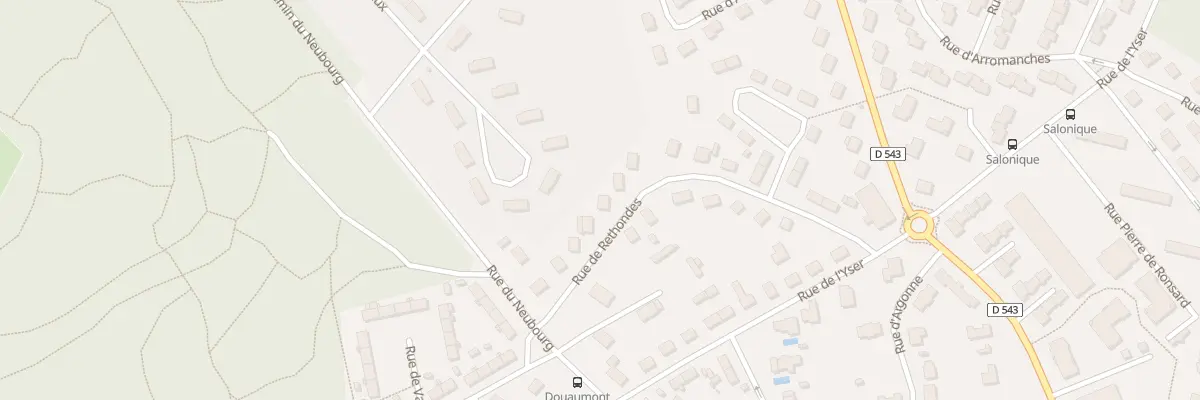Plan du 9 Rue de Rethondes à Évreux