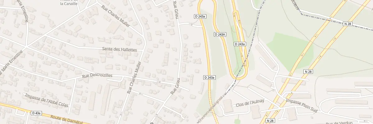 Plan du 34 Rue Grieu à Rouen