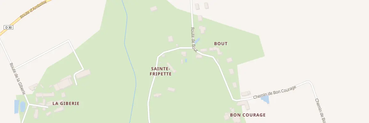 Plan du 1 Che de Sainte Fripette à Vallières-les-Grandes