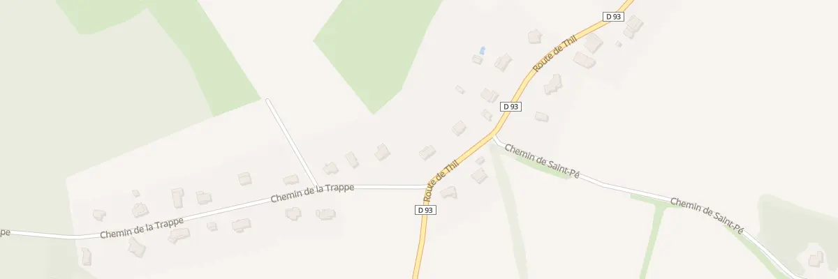 Plan du 1589 Rte de Thil au Castéra