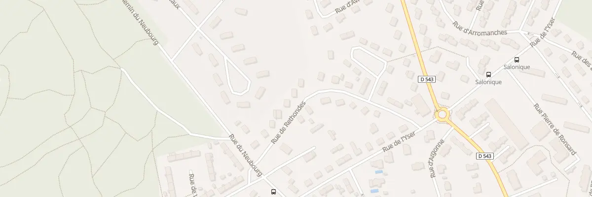 Plan du 11 Rue de Rethondes à Évreux