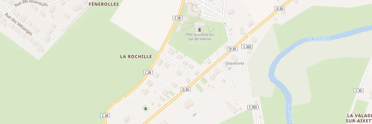 Plan du 5 Rue des Rochilles à Aixe-sur-Vienne
