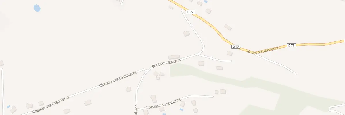 Plan du 2345 Rte du Buisson à Cherveix-Cubas