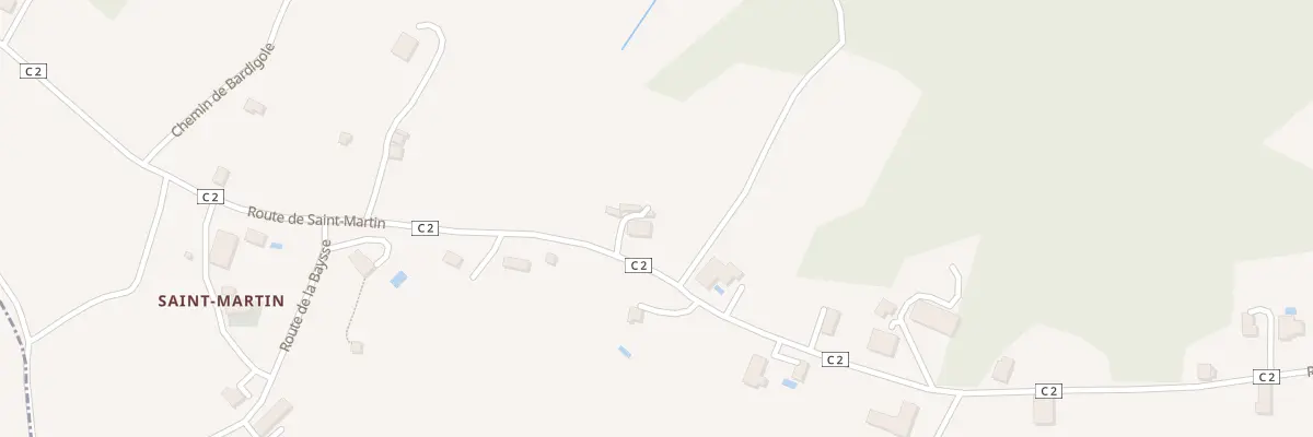 Plan du 1130 Rte de Saint Martin à Durfort-Lacapelette