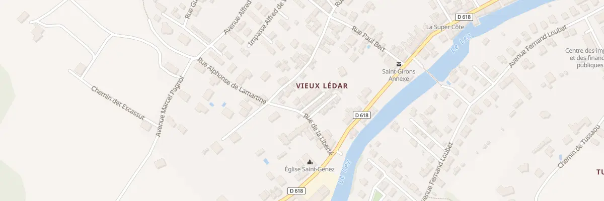 Plan du 4A Rue de la Liberté à Saint-Girons