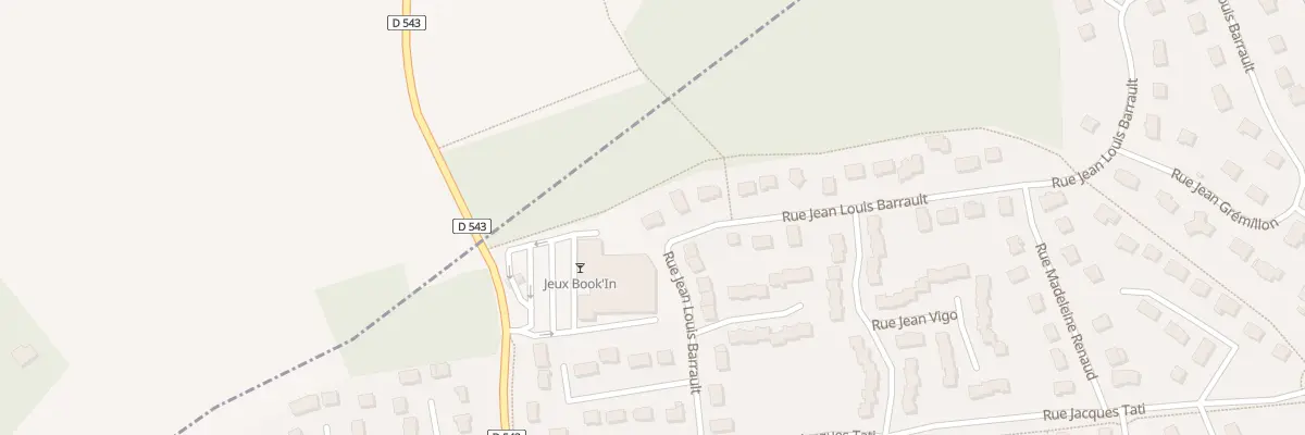 Plan du 1 Rue Jean Louis Barrault à Évreux
