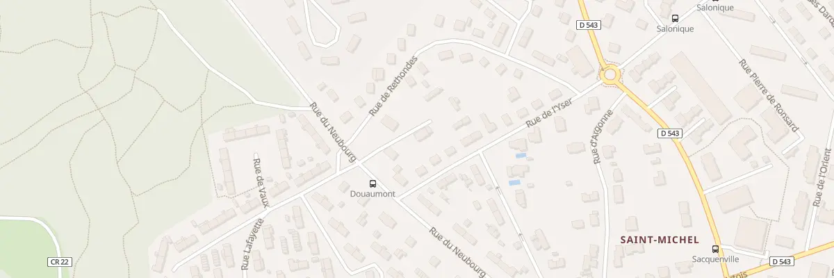 Plan du 28B Rue du Neubourg à Évreux