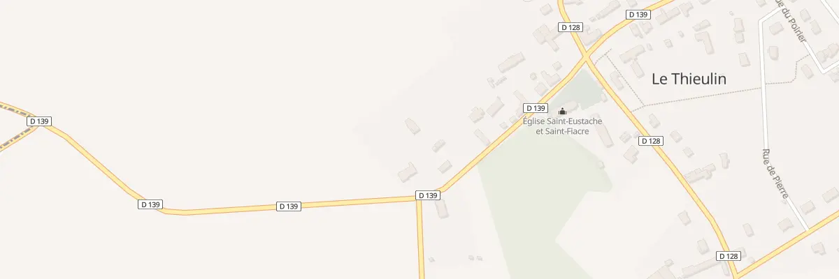 Plan du 16 Rue du Blottier au Thieulin