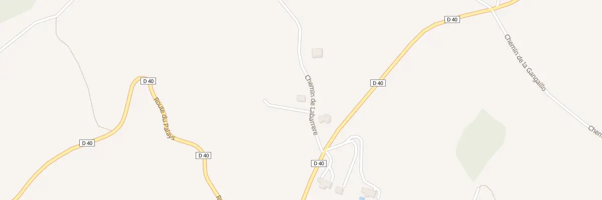 Plan du 1 Lasserre à Saint-Christaud