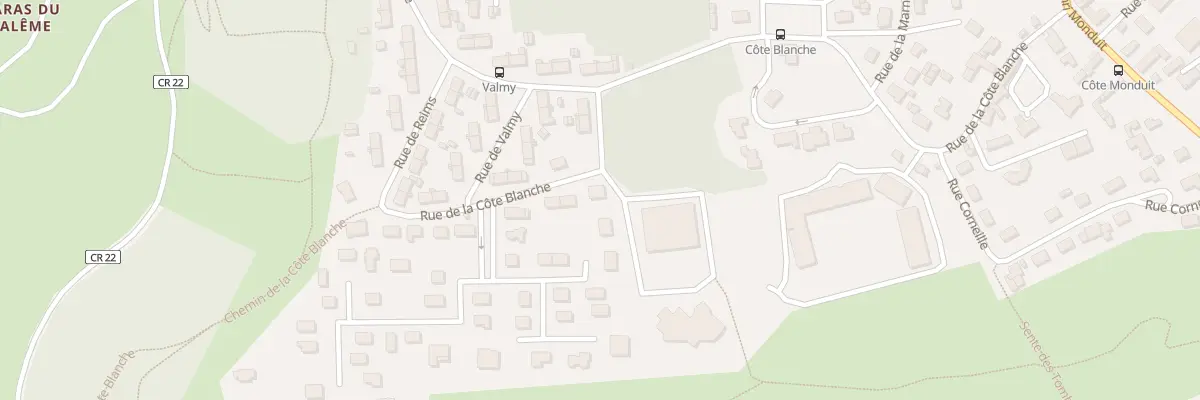 Plan du 19 Rue de la Côte Blanche à Évreux