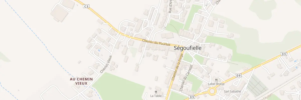 Plan du 281 Chem du Pountet à Ségoufielle