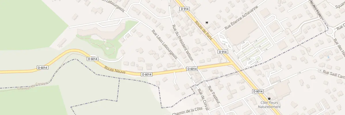 Plan du 5 Rue Leon Lebourgeois à Bonsecours