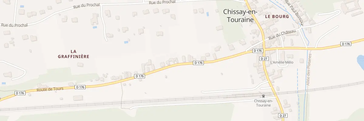 Plan du 16 Rte de Tours à Chissay-en-Touraine