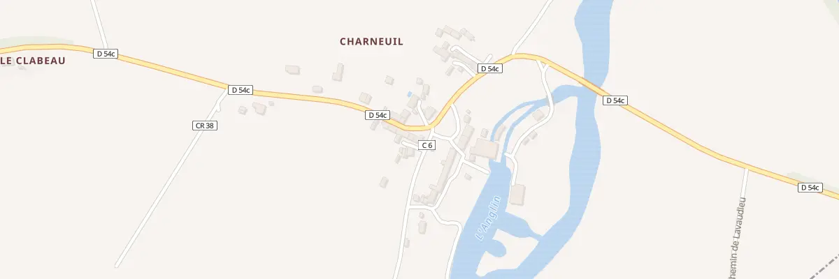 Plan du 50 Charneuil à Mauvières