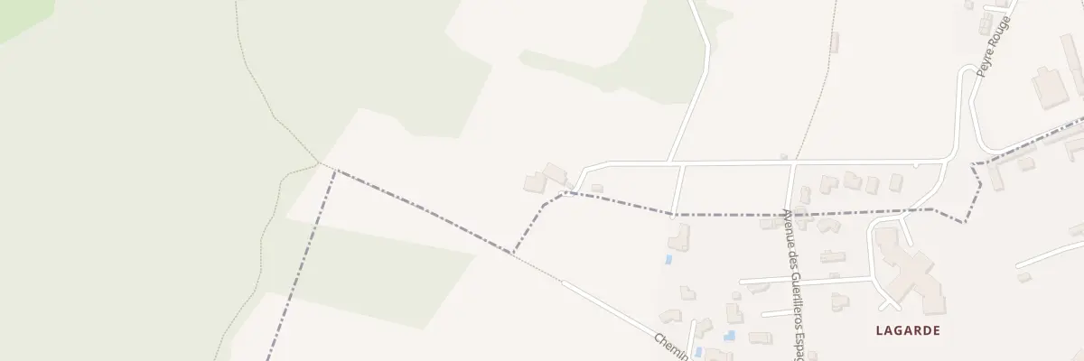 Plan du 12 Imp de Lagarde à Saint-Lizier