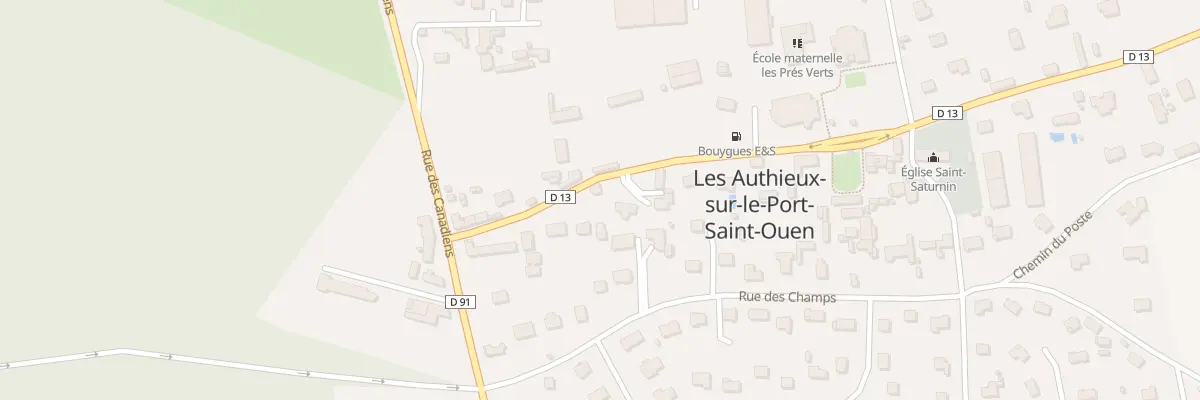 Plan du 98 Rue du Docteur Gallouen aux Authieux-sur-le-Port-Saint-Ouen