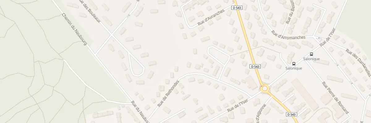 Plan du 15 Rue de Rethondes à Évreux