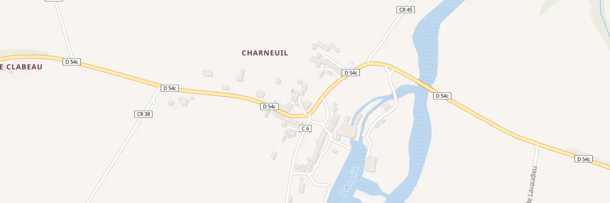 Plan du 20 Charneuil à Mauvières