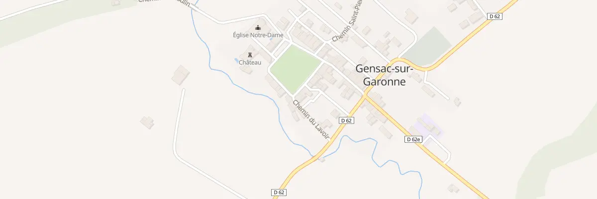 Plan du 62 Le Village à Gensac-sur-Garonne