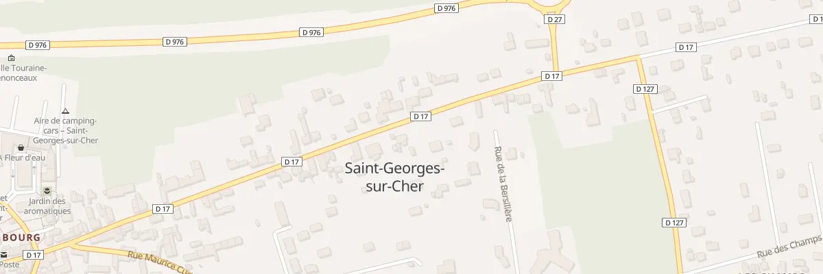 Plan du 186 Rue du Gen de Gaulle à Saint-Georges-sur-Cher