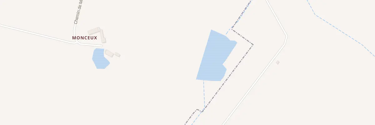 Plan du 1 Monceux à Mosnes