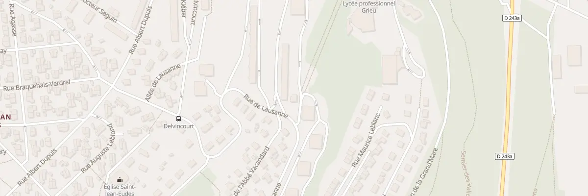 Plan du 90 Rue de Lausanne à Rouen