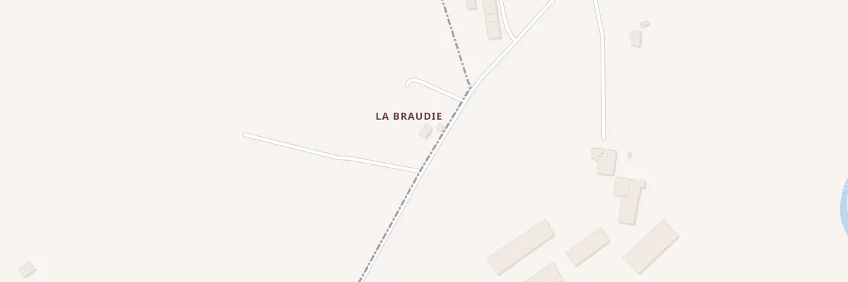 Plan du 1 La Braudie à Lavignac