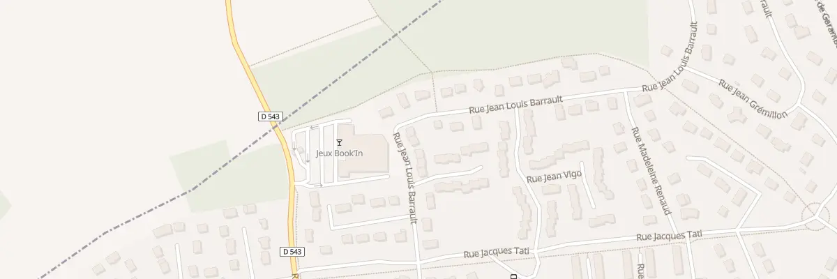 Plan du 8 Rue Jean Louis Barrault à Évreux