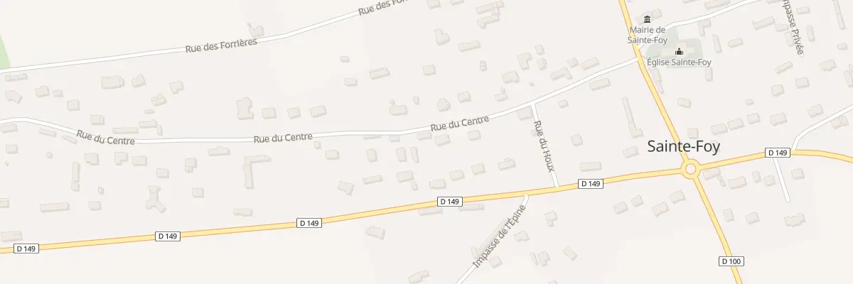 Plan du 48 Rue du Centre à Sainte-Foy