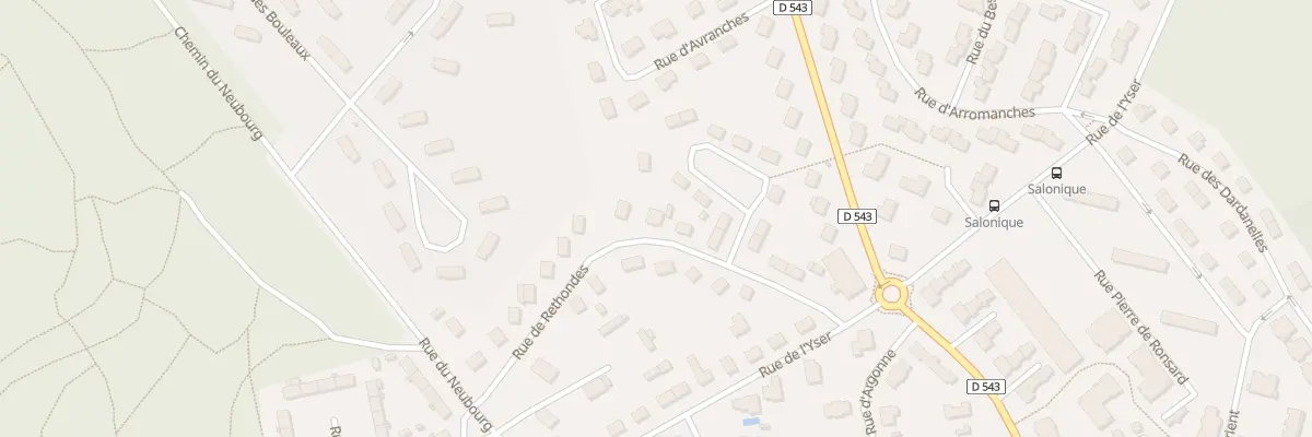 Plan du 17 Rue de Rethondes à Évreux