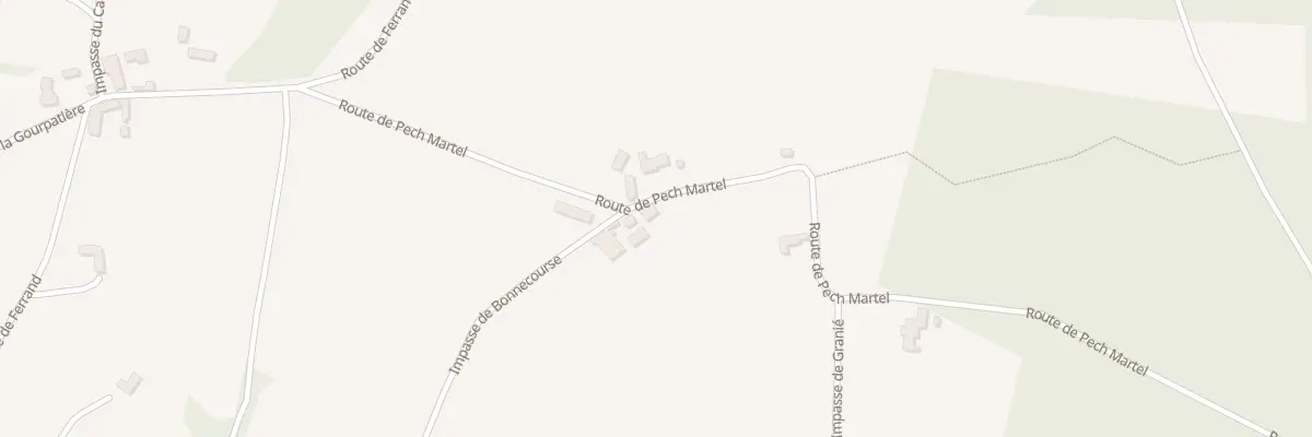 Plan du 264 Rte de Pech Martel à Cassagnes