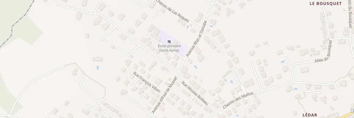 Plan du 3 Av Rhin et Danube à Saint-Girons