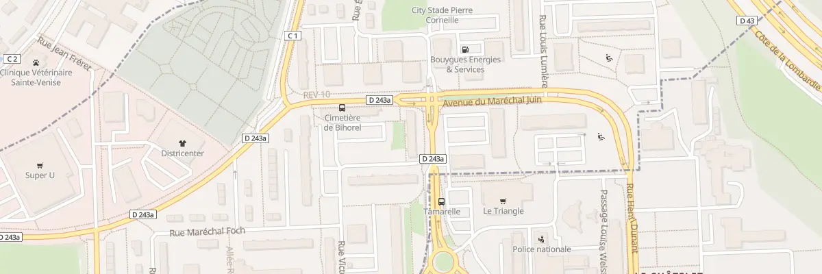 Plan du 29 Imm Touraine Rue Vict Bouc à Bihorel