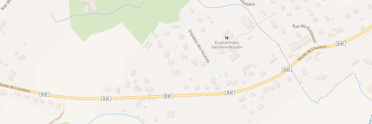 Plan du 6 Rue des Varennes à Hondouville