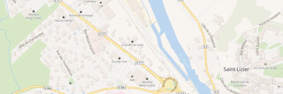 Plan du 16 Rte de Toulouse à Saint-Lizier
