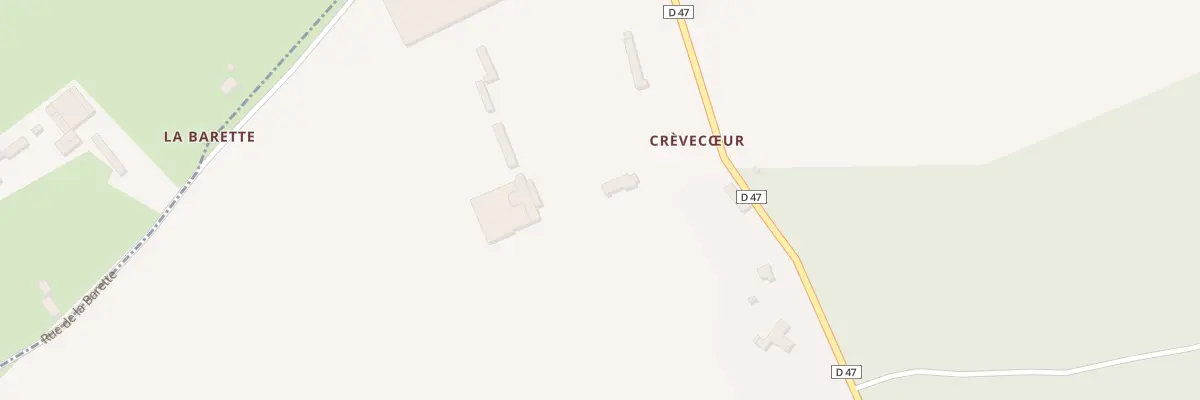 Plan du 1407 Rte de Crévecoeur à Quincampoix