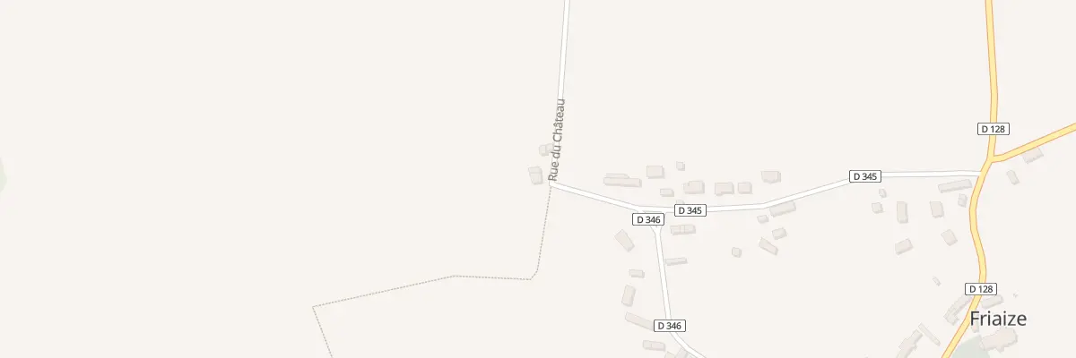Plan du 14 Rue du Château à Friaize