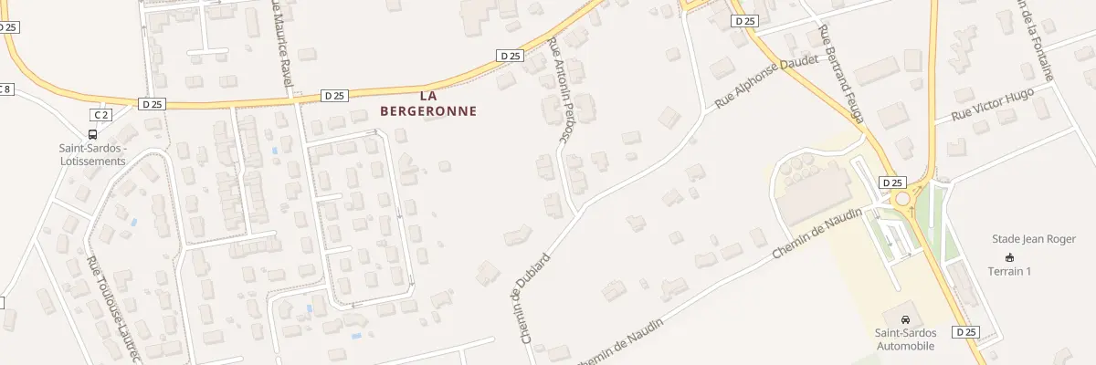 Plan du 10 Rue Antonin Perbosc à Saint-Sardos