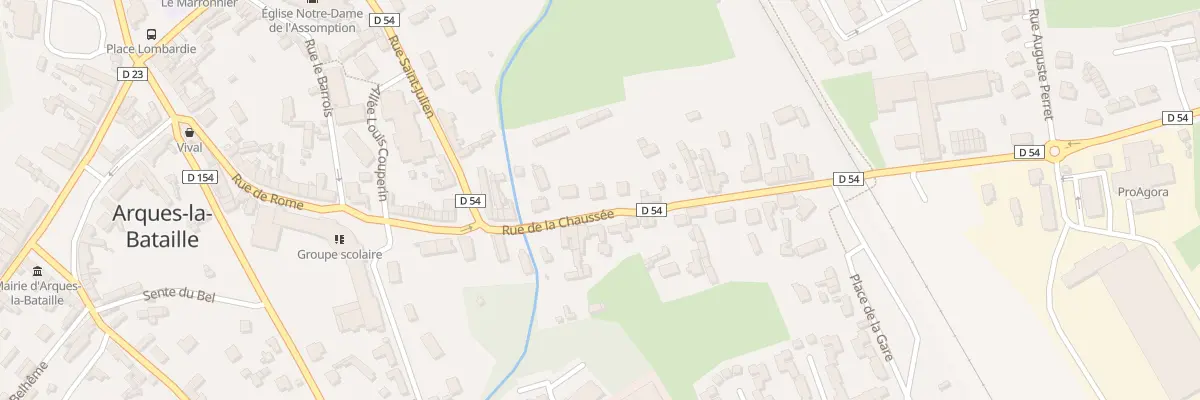 Plan du 11 Rue de la Chaussée à Arques-la-Bataille