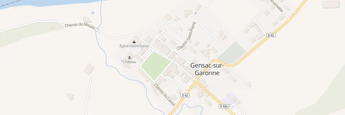 Plan du 55 Le Village à Gensac-sur-Garonne
