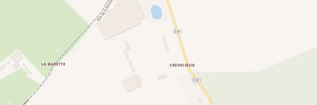 Plan du 1423 Rte de Crévecoeur à Quincampoix