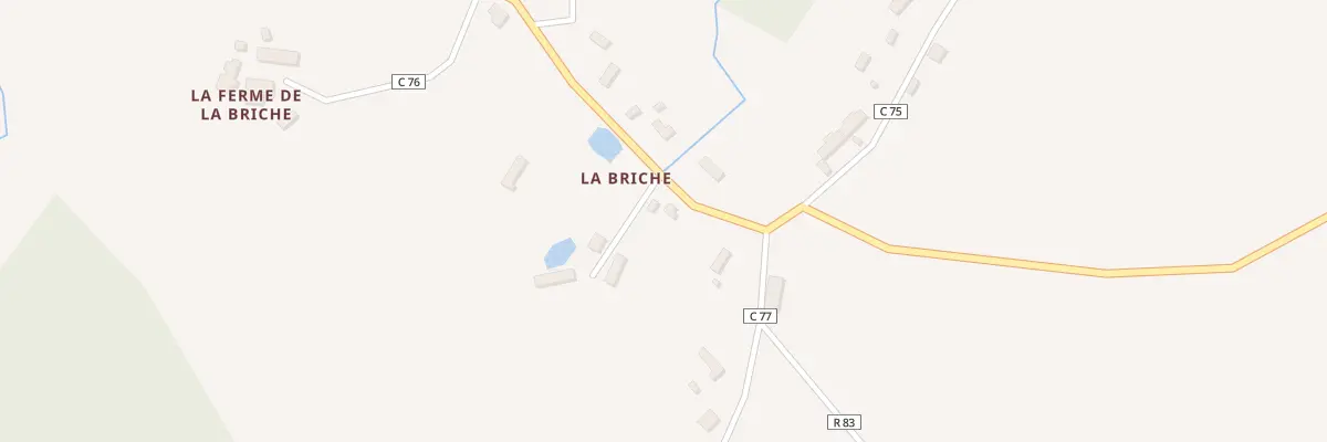 Plan du 14 La Briche à Unverre