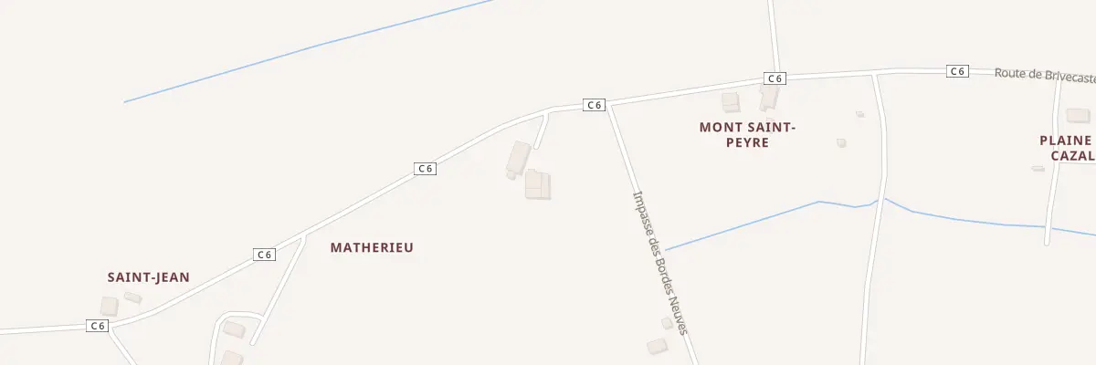 Plan du 5147 Materieu à Saint-Sardos