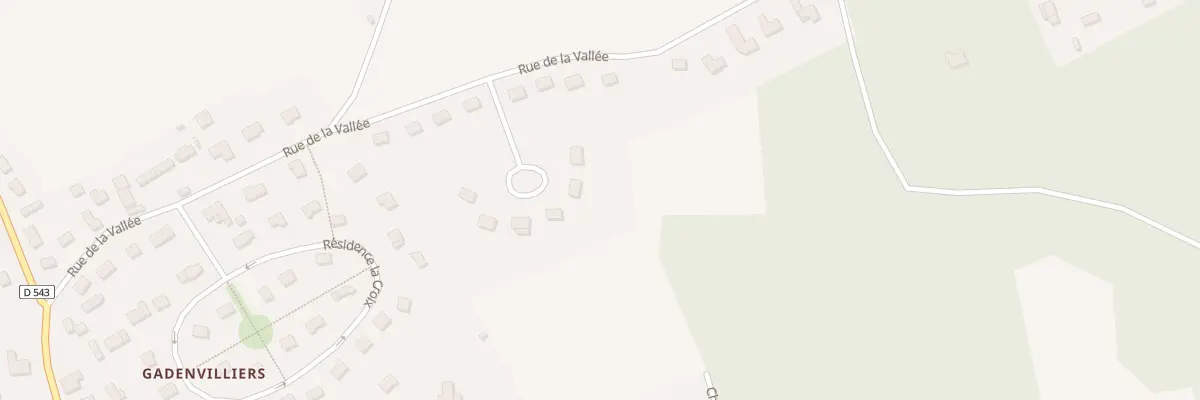 Plan du 5 Rpt de la Vallée à Aviron
