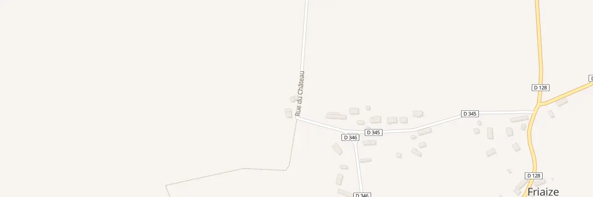 Plan du 16 Rue du Château à Friaize