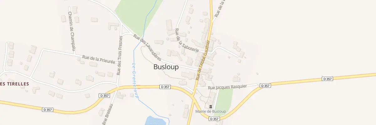 Plan du 3 Ple Sainte Anne à Busloup